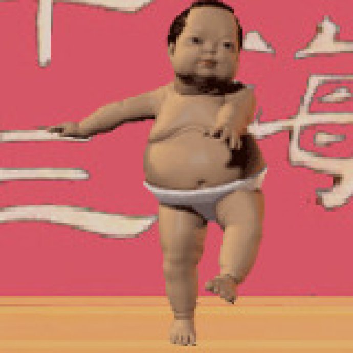 3D Sumo Baby Ballerinas