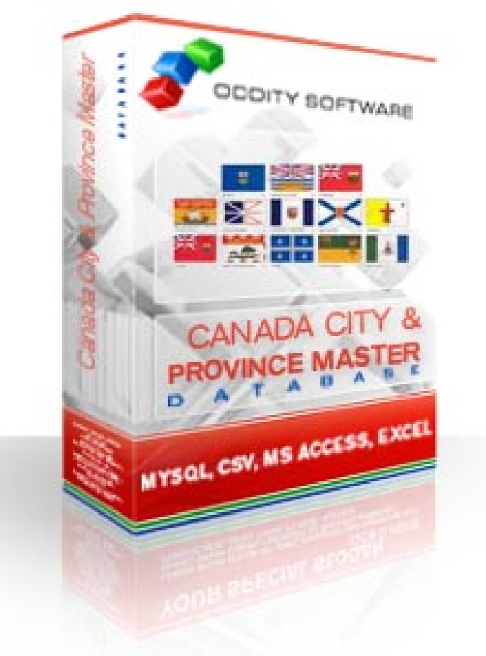 Canada City - Province Master Database