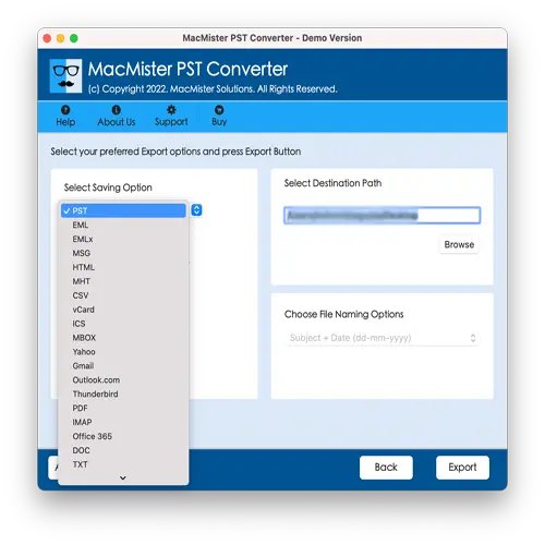 MacArmy PST Converter MacArmy PST Converter