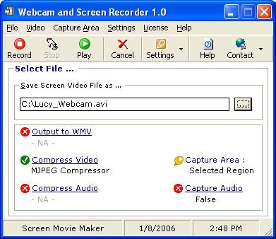 Webcam and Screen Recorder
