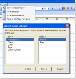 Excel Join Two Tables Software