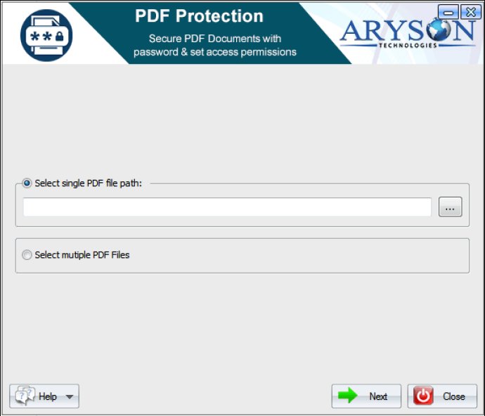 Aryson PDF Protection