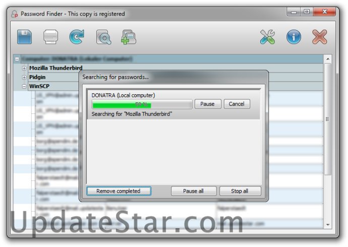 UpdateStar Password Finder