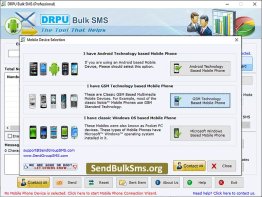 Send Bulk SMS for GSM Mobile