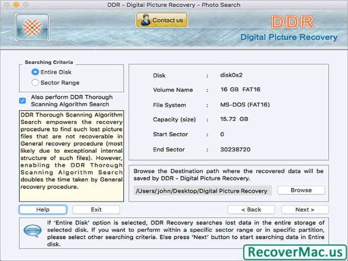 Recover Mac for Digital Picture