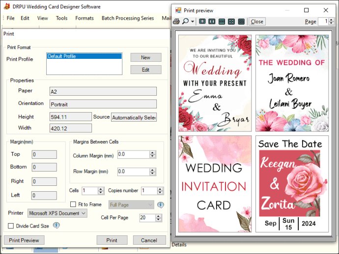 Marriage Invitation Cards Maker Software