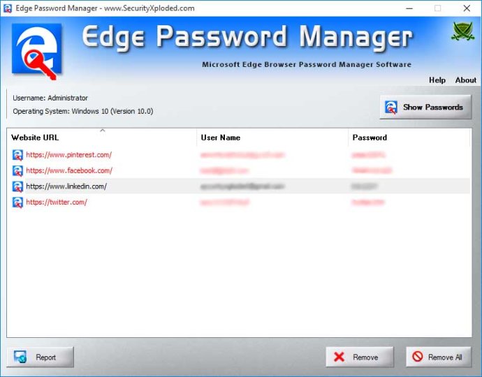 Password Manager for Microsoft Edge