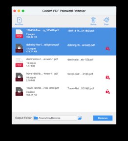 Cisdem PDF Password Remover for Mac