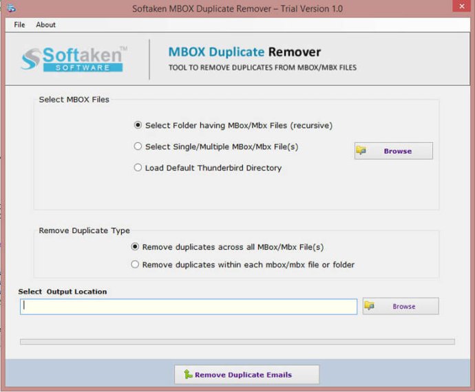 Softaken MBOX Duplicate Remover