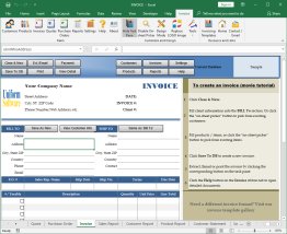 Excel Invoice Manager