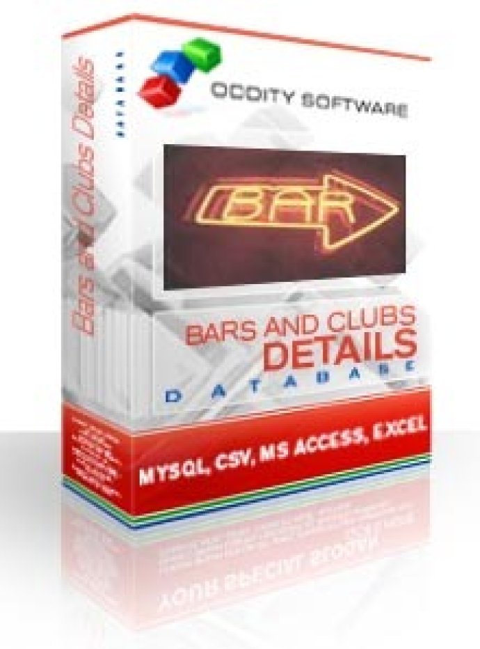 Bars and Clubs Details Database