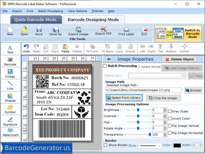 Professional Barcode Generator Tool