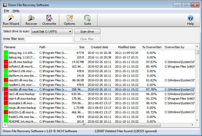 Orion File Recovery Software Free