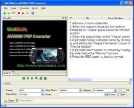 WinXMedia AVI/WMV PSP Converter