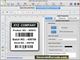 Generate Barcode Mac