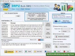 Bulk SMS Marketing Software Blackberry