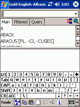 LingvoSoft Standard Talking Dictionary English <-> Albanian for Pocket PC