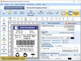 Library Barcode Maker Software