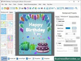 Sustainable Birthday Card Software