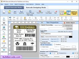Library Book Barcode Creator