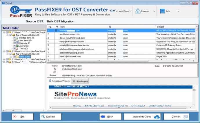 PassFixer for OST to PST Converter