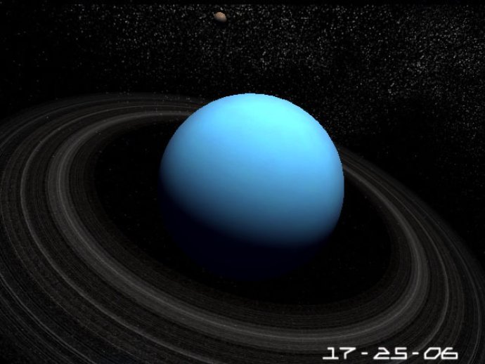 Planet Uranus 3D Screensaver