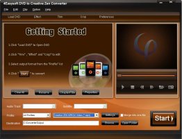 4Easysoft DVD to Creative Zen Converter