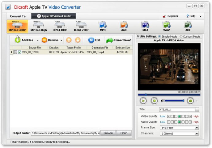 Dicsoft Apple TV Video Converter