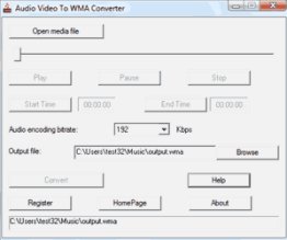 Audio Video To WMA Converter