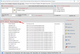 Advance Web Phone and Email Extractor