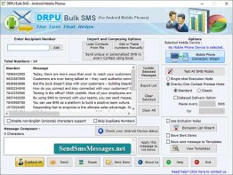 Android Mobile Bulk SMS Composer