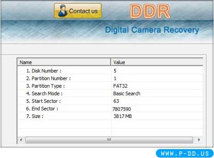 Digital Camera Restoration Tool