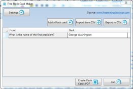 Free Flash Card Maker Pro