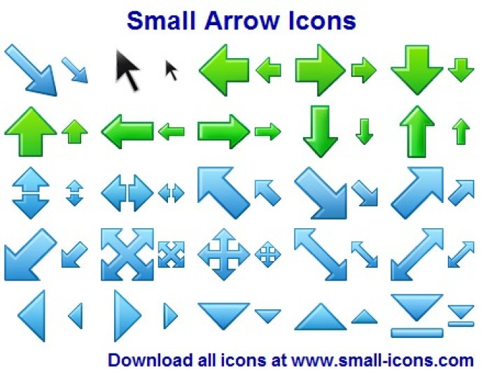 Small Arrow Icons
