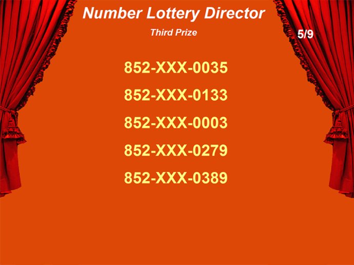 Number Lottery Director