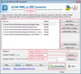 AutoCAD DWG to PDF Converter 2015