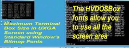 HVDOSBox - Windows Terminal Fonts