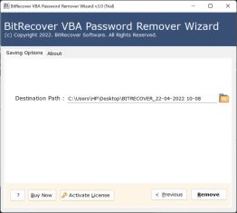 BitRecover VBA Password Remover Wizard