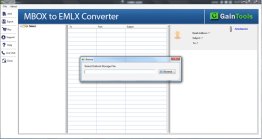 GainTools MBOX to EMLX Converter