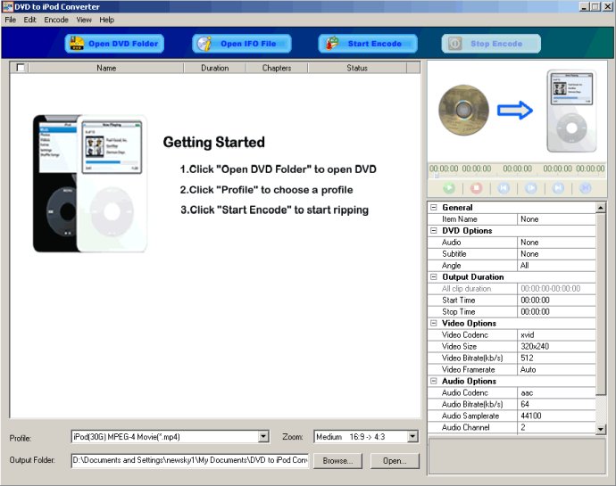 AnvSoft DVD to iPod Converter