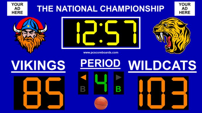 Basketball Scoreboard Standard v3