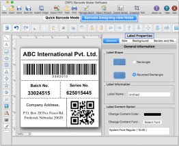 Barcode Maker for Apple Mac OS X