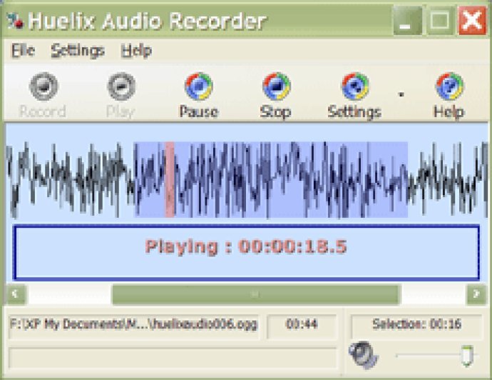 Huelix Audio Recorder