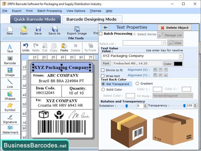 Barcode Designing Software