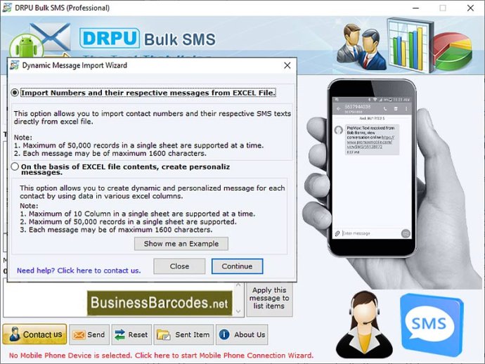 Software for Messaging SMS
