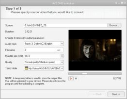 AVS DVD to Archos