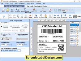 Distribution Industry Barcodes Software