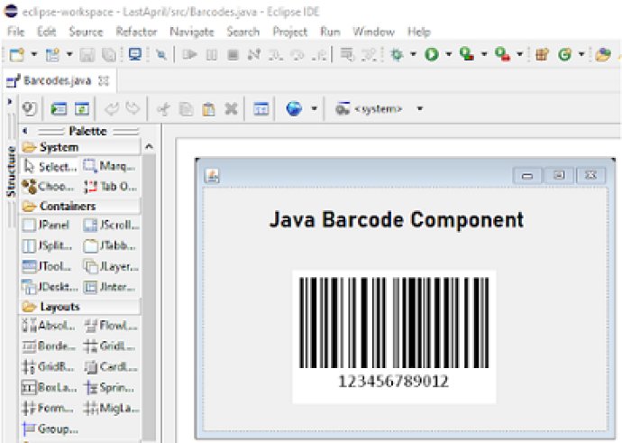 Java Code 128 Barcode Generator