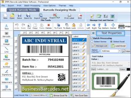 Colourful Barcode Label Maker Software