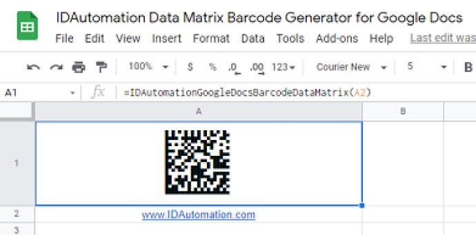 Sheets Data Matrix Script for Google